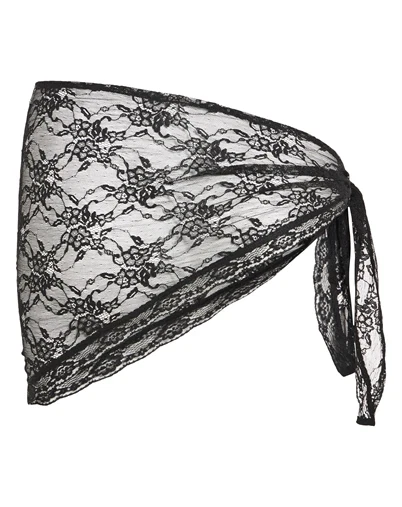 Vila - VILajla Lace Tørklæde - Black Beauty